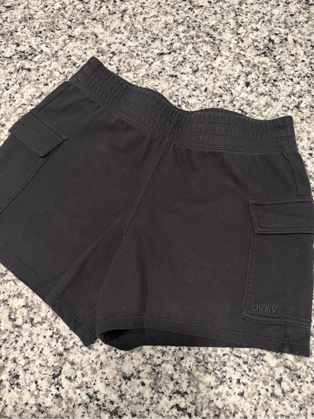 DKNY Women's Black Cargo Pocket Shorts